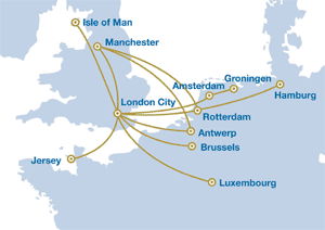 jersey to london city airport